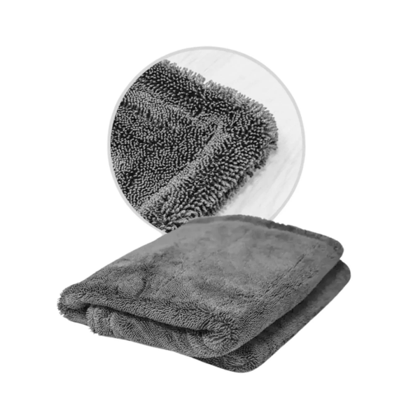 Toalla de secado de microfibra 1200 GSM Refresh Cars, doble cara twisted loop