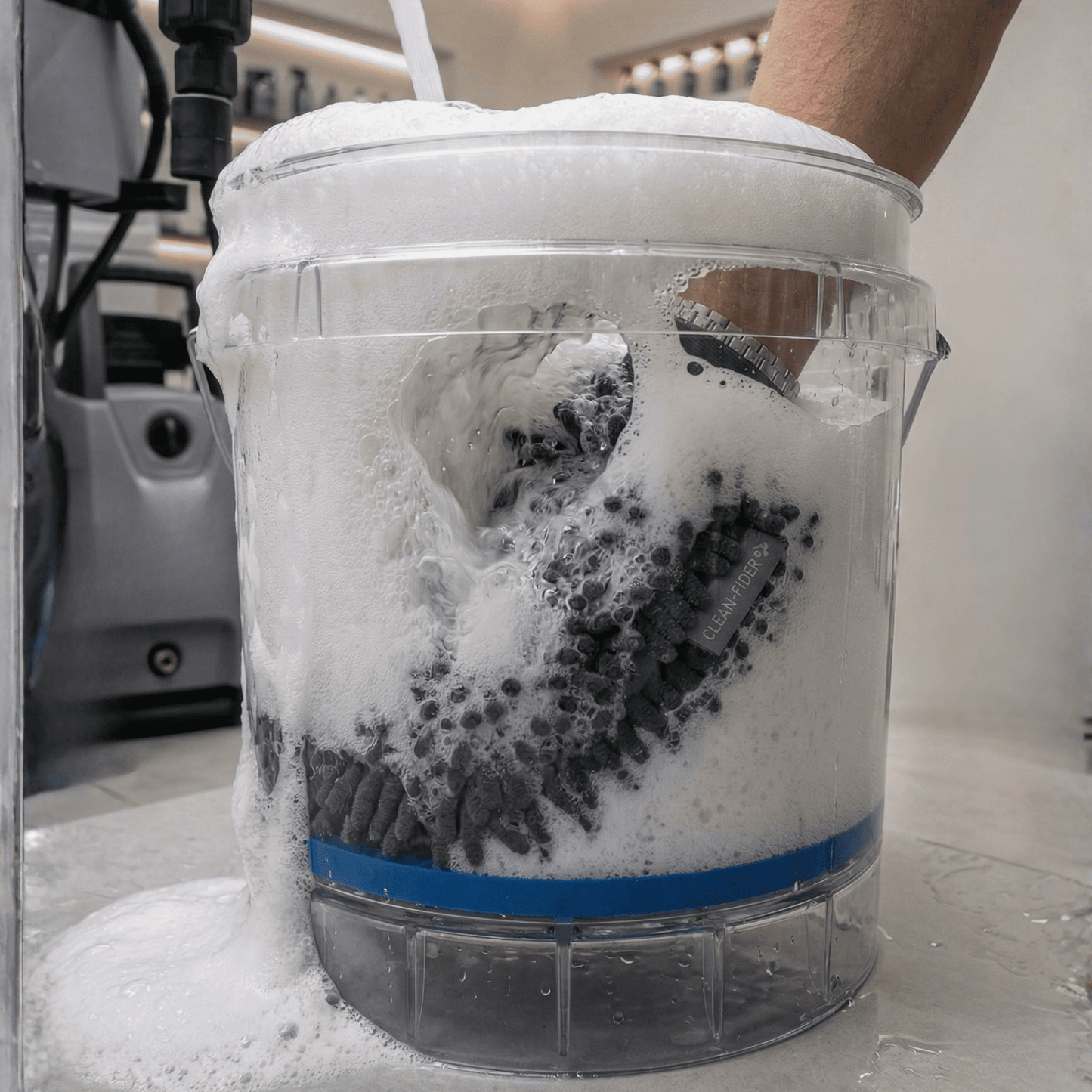 Guante de lavado Microfibras