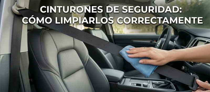 Cinturones de seguridad: cómo limpiarlos correctamente