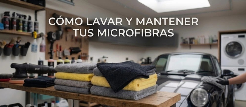 Cómo lavar y mantener tus microfibras