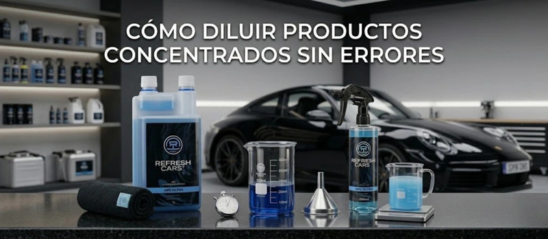 Cómo diluir productos concentrados sin errores