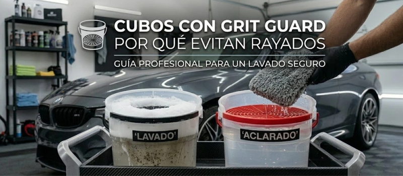Cubos con grit guard: por qué evitan rayados