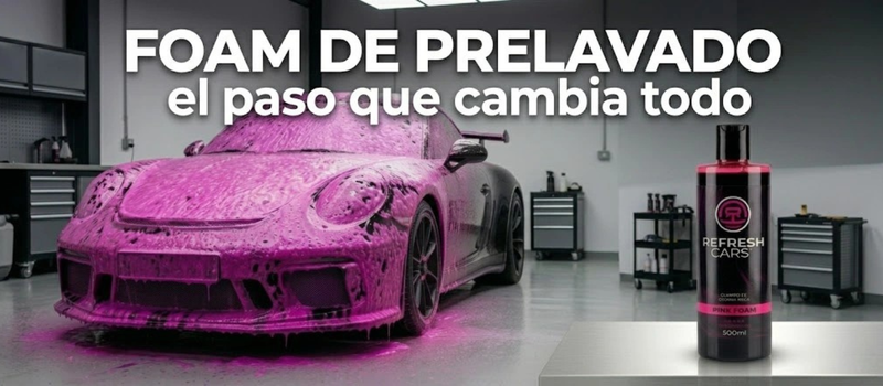 Foam de prelavado: el paso que cambia todo