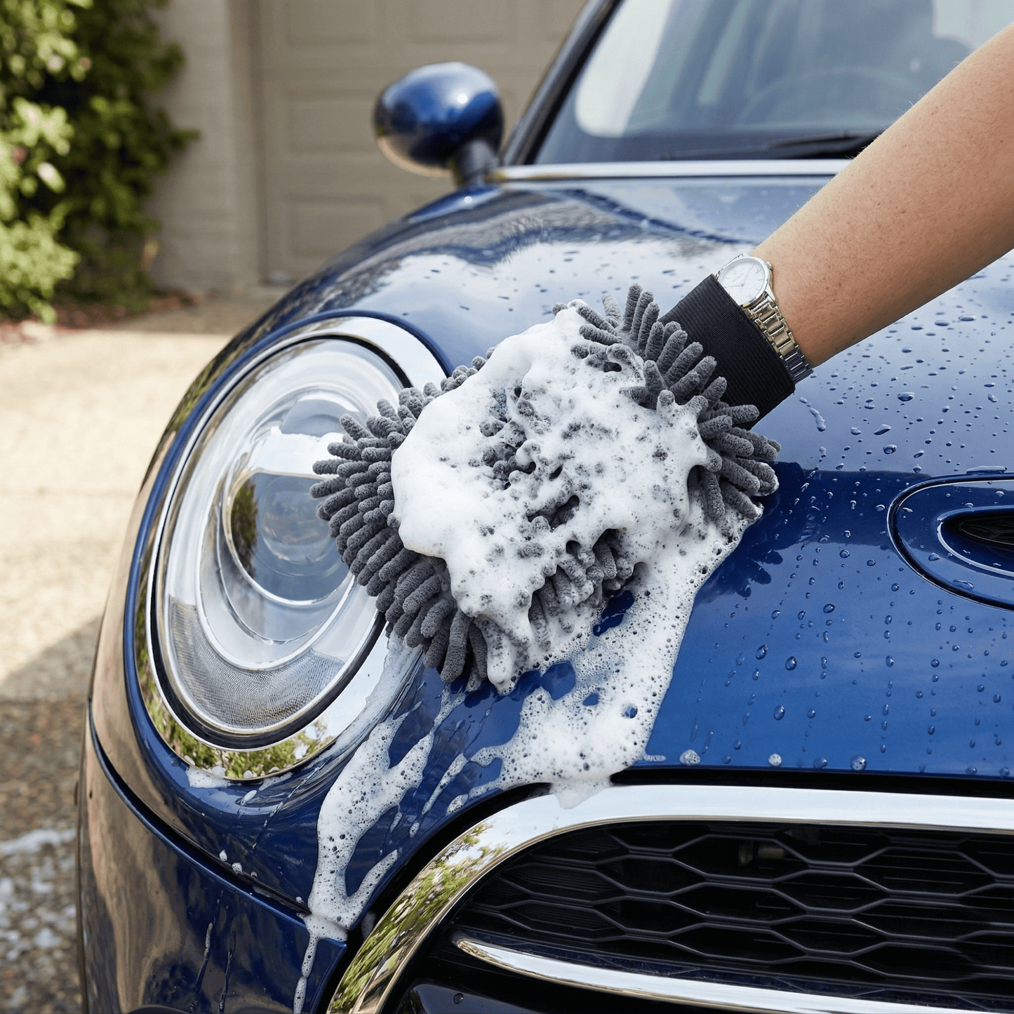 Guante de lavado Microfibras