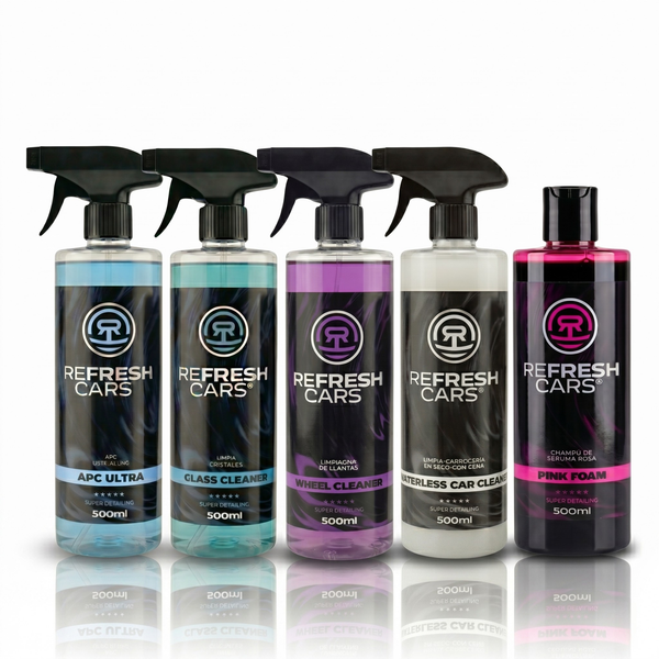Pack a elegir de 5 productos de detailing para coche Refresh Cars